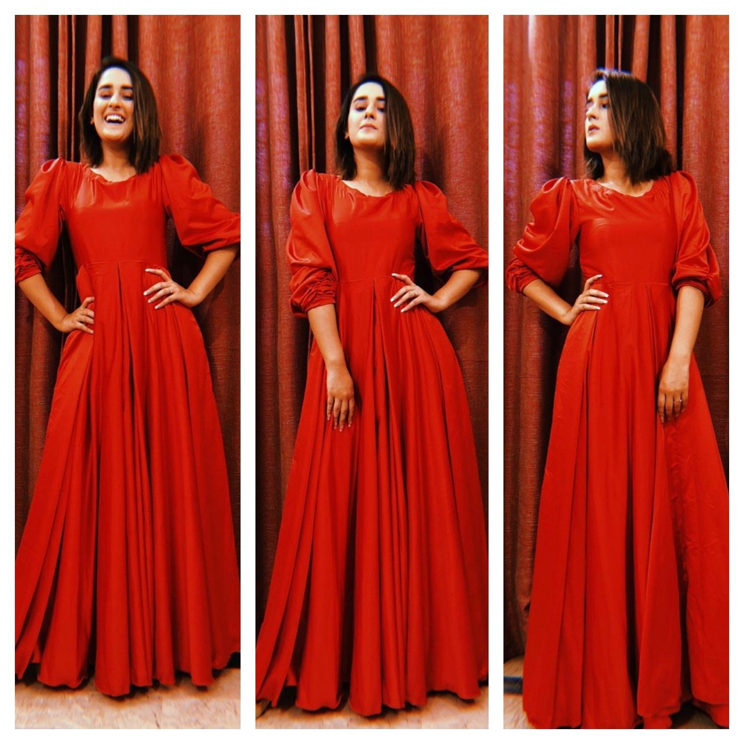 Red Silk Maxi