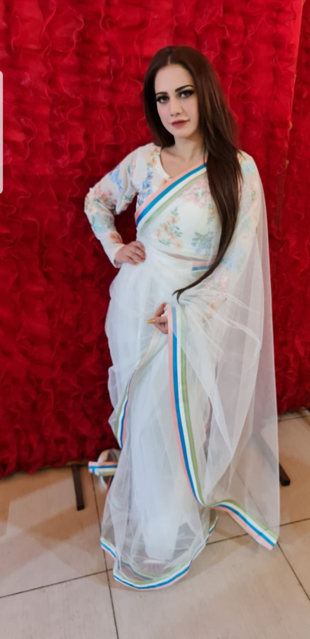 White Fairy Saree