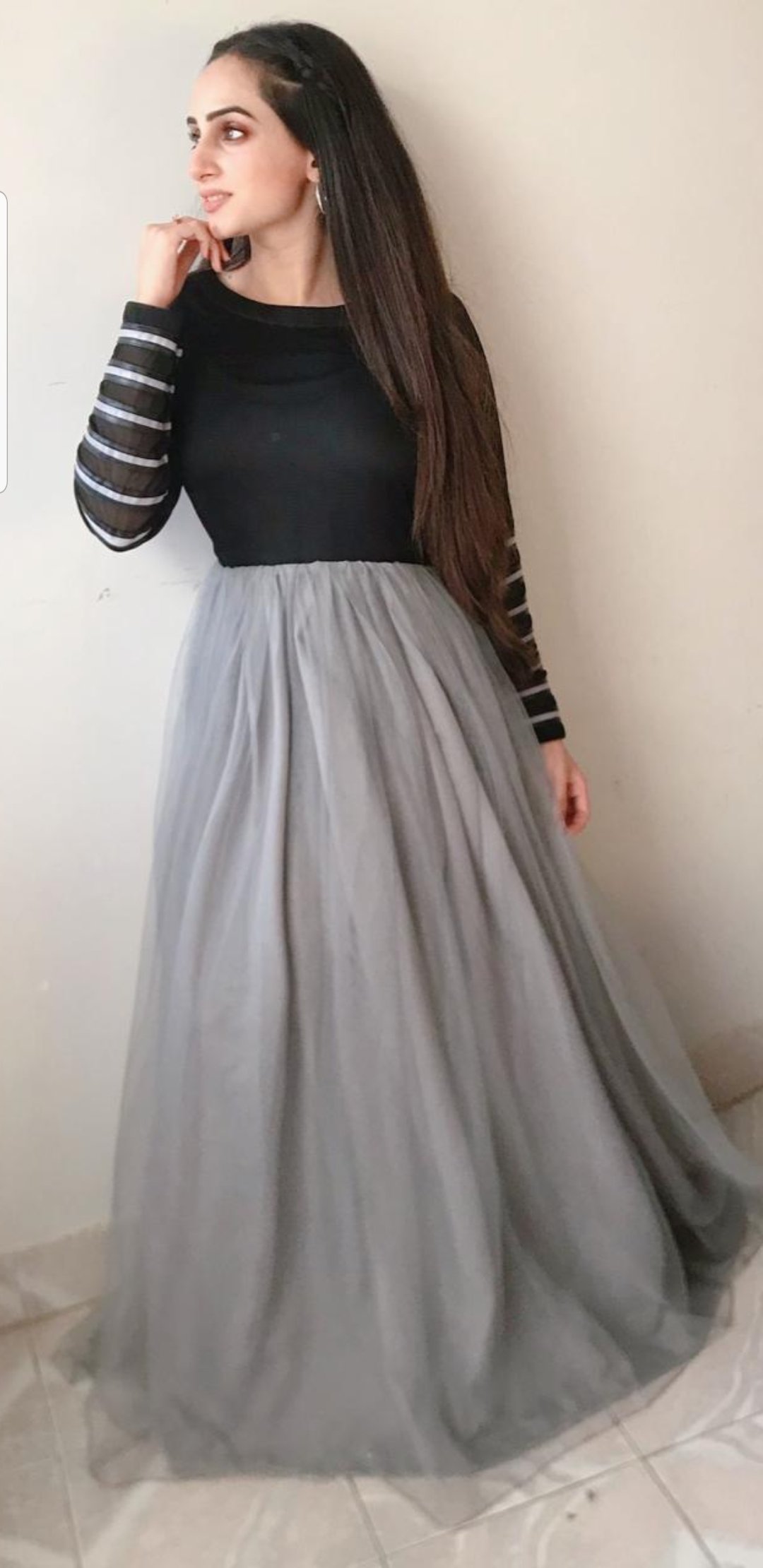 Grey Bangles Maxi