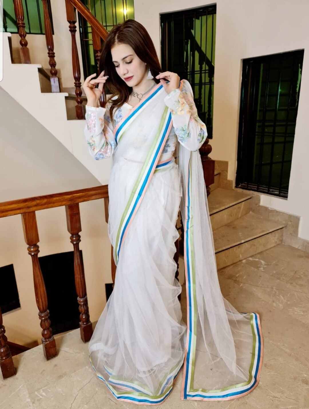 White Fairy Saree