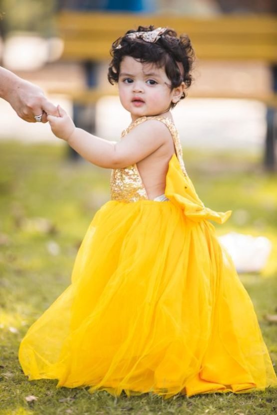 Yellow Baby Stylish Maxi