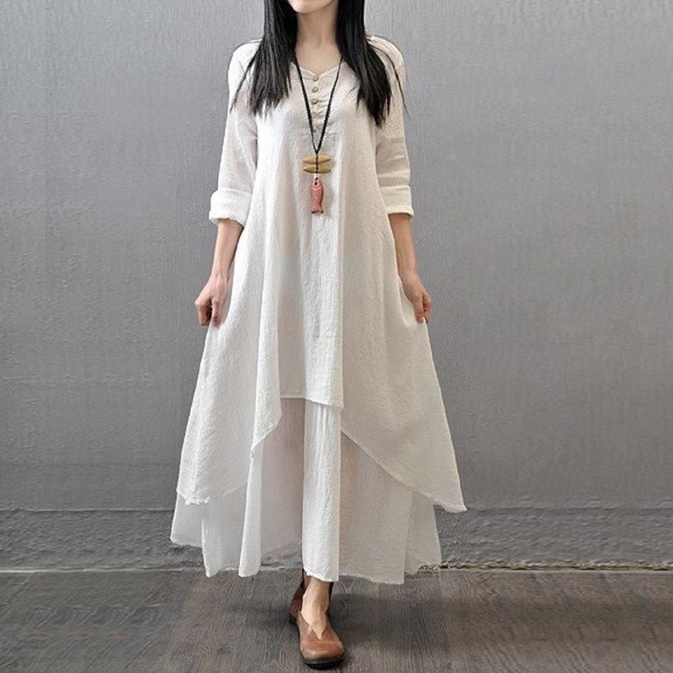 Stylish White Maxi For Women